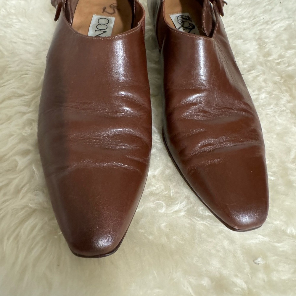 Shoes by Connie, leather materials
